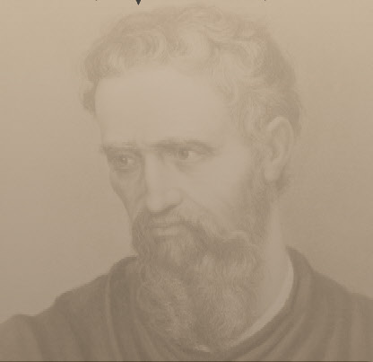 Portrait von Michelangelo Buonarroti